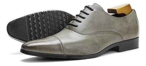 Zapatos De Vestir Caballero Business Classic Cuero Punta [u]