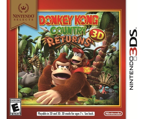 3ds Donkey Kong: Country Returns 3d Novo Lacrado