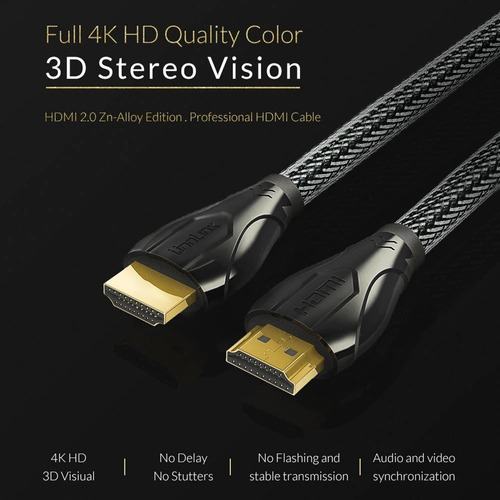 Cable Hdmi 5 Metros 2.0 Calidadpremium 4k 3d Ultra Hd Hdr 