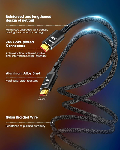 Cable Hdmi X Compatible Con Ps, Ps4 Uhd Tv Y Pc
