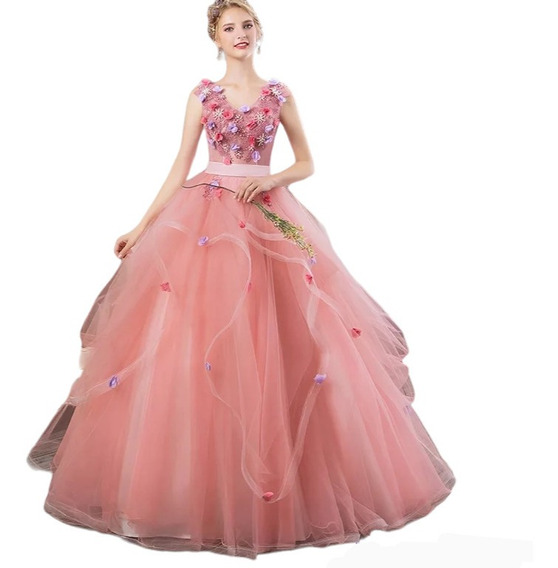 Vestidos De Xv Anos Con Flores En 3d | MercadoLibre 📦 Vestidos De Xv Anos Con Flores En 3d | MercadoLibre 📦