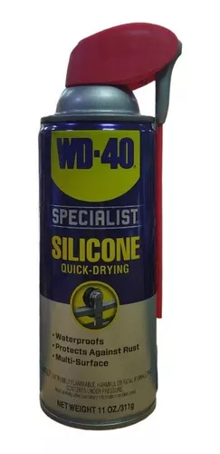 WD-40 Lubricante de silicona en spray resistente al agua, 11 oz, 6