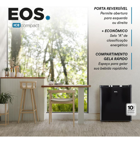 Frigobar Freezer Geladeira Click Defrost 47 Litros Eos 220v
