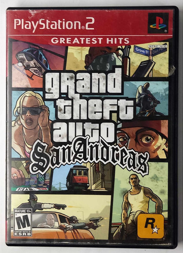 Grand Theft Auto: San Andreas Playstation 2 Ps2 B Rtrmx Vj