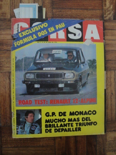 Corsa 624 Renault 12 Alpine Road Test Dodge 1500 Giacomelli 