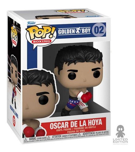 Figura De Acción Golden Boy Oscar De La Hoya De Funko Pop!