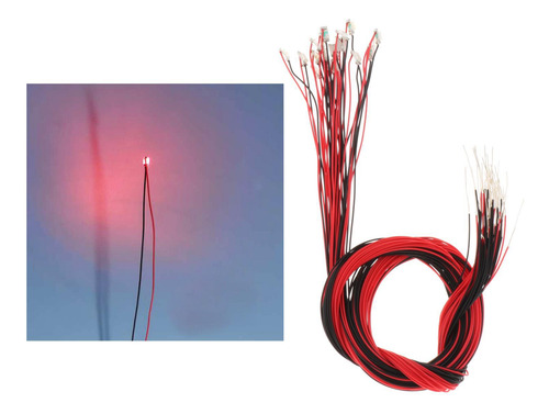 10/juego De Lámparas De Luz Roja Luz Roja 30 Centimetros