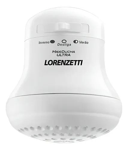 Chuveiro Lorenzetti Maxi Ducha Ultra 5.5 kW Fixo Branco