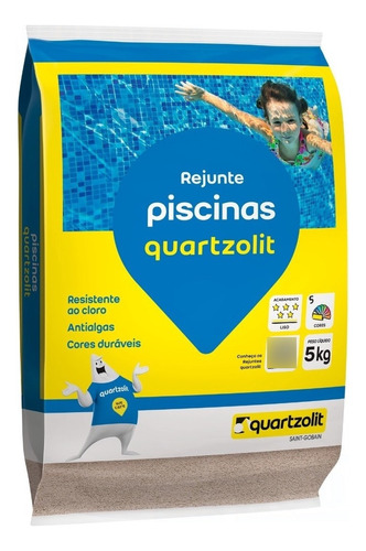 Rejunte Piscina Saunas Quartzolit 5kg Azul Cobalto