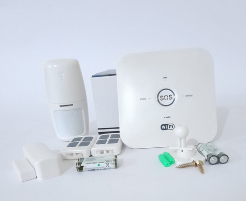 Alarma Inalámbrica Ava Wifi Gsm 4g 24 Zonas 85 Db 12 Voltios