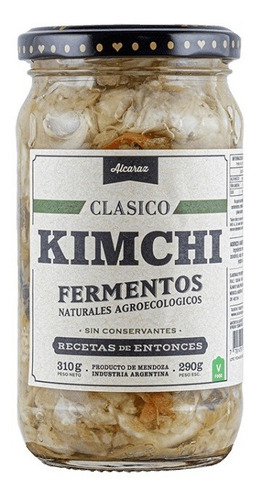 Kimchi Varias Opciones Sin Conservantes 310g Apto Vegano 