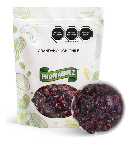 2 Bolsa De Arandanos Con Chile 200 Gramos Cada Una