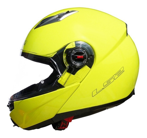 Casco Moto Ls2 Ff370 Abatible Easy Amarillo