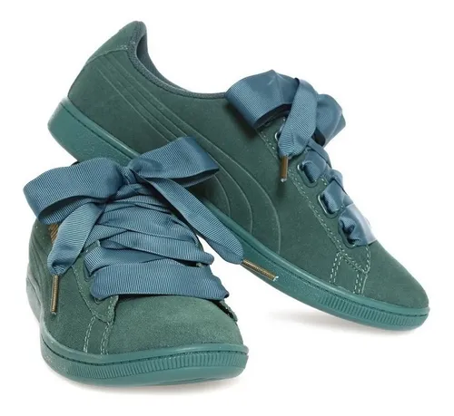 Tenis Ribbon Liston Mujer Verde