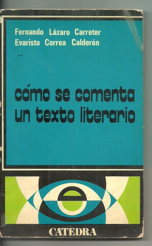 Como Se Comenta Un Texto Literario