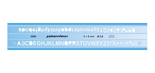 Regla De Aluminio Perfil D Corte Plantec Dibujo Tecnico 60cm