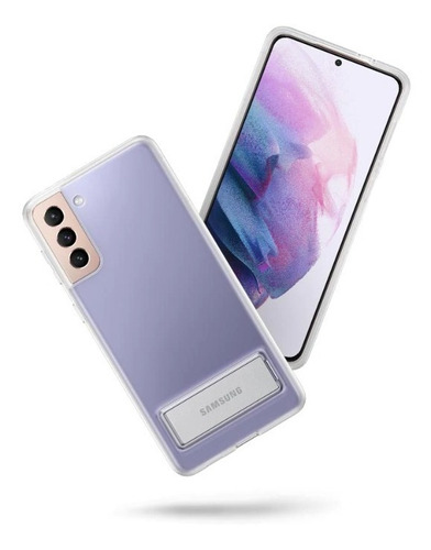 Imagem 4 de 6 de Capa Clear Standing Samsung Galaxy S21+ Transparente