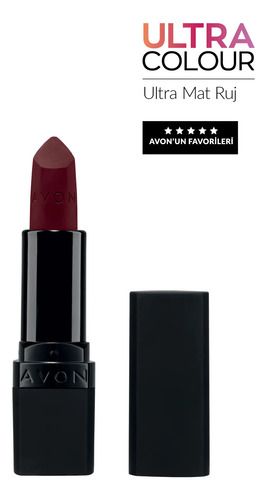 Labial Ultra Matte Color Superb Wine Acabado Matte Avon