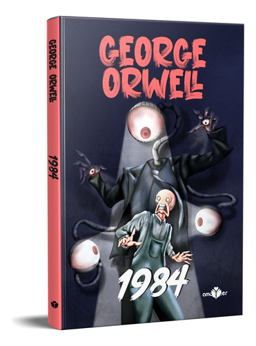 1984, de Orwell, George. Editorial Amoler, capa mole em português, 2022