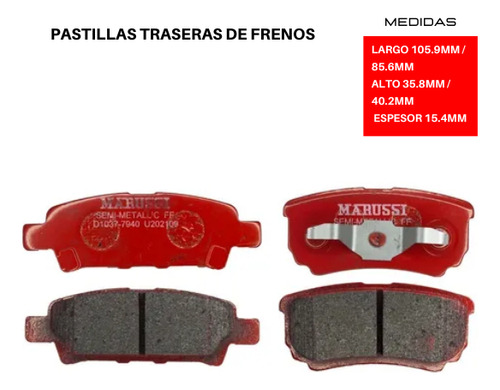 Pastilla De Freno Chrysler Sebring Limited 3.5 2008