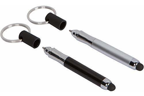 Pluma Táctil Llavero (2 Uds.) - No Toque, Accesorio 2 En 1