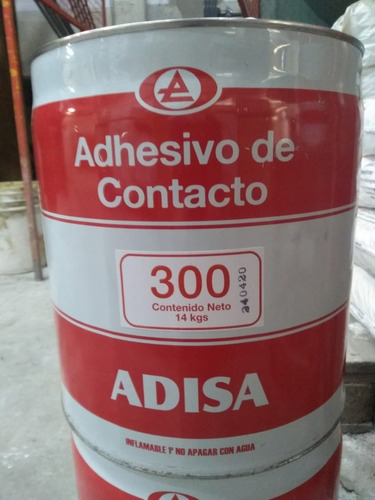 Adhesivo De Contacto Adisa 300 Reforzado 14 Kg