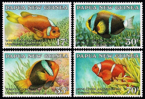 Fauna - Peces - Papua Nueva Guinea - Serie Mint