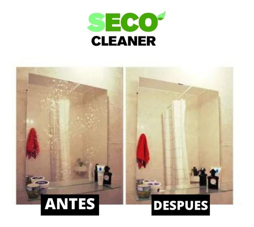 Imagen 4 de 7 de Limpiavidrio 500ml En Seco X 4u Baños Mampara Espejo Ventana