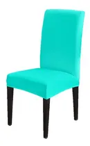 Comprar 4 Fundas Elastizadas Sillas 100% Poliester Calidad Premium Color Verde aqua