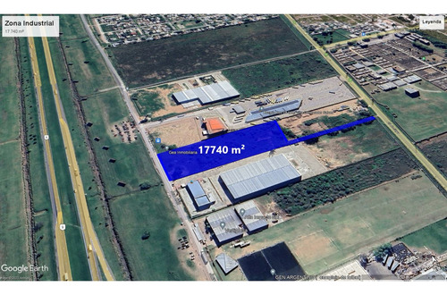 Lote En Venta Sobre Au Rosario - Bs As Zona Industrial