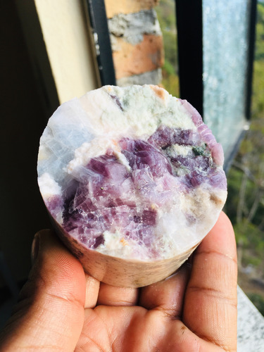 Anhidrita Angelita Mineral 100% Natural Cilindro