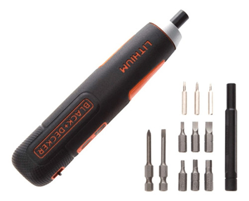 Atornillador De 4v + 27 Accesorios Black+decker Bd40k27-b3