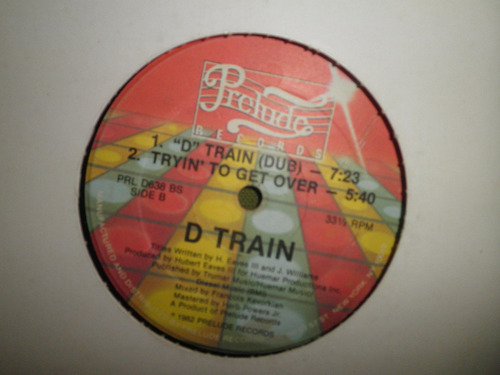 Disco Remix Vinyl 12' Importado D Train - D Train Dub (1982)