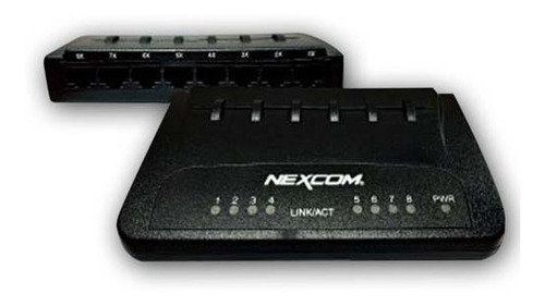 Imagen 2 de 4 de Switch 8 Puertos Nexcom 10/100