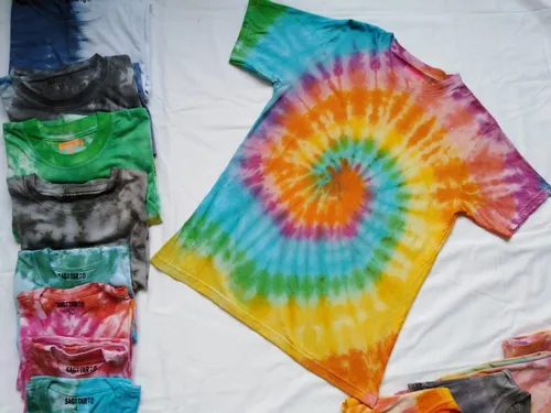 Polos tie dye hombre sales