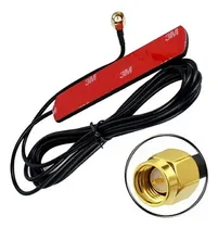 Comprar Antena Gsm Conector Sma Macho 5mts De Cable Autoadhesiva