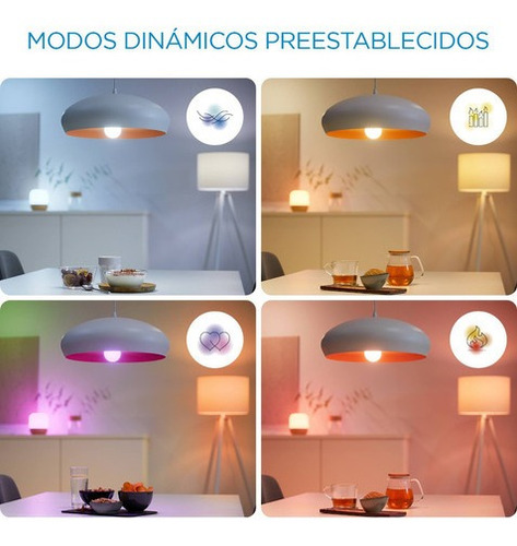 Imagen 5 de 10 de Foco Inteligente Led Wifi Wiz Color 4.9w Gu10 X4 Unidades