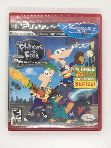 Phineas Y Ferb Across The 2nd Dimensión Ps3 Físico Envíos