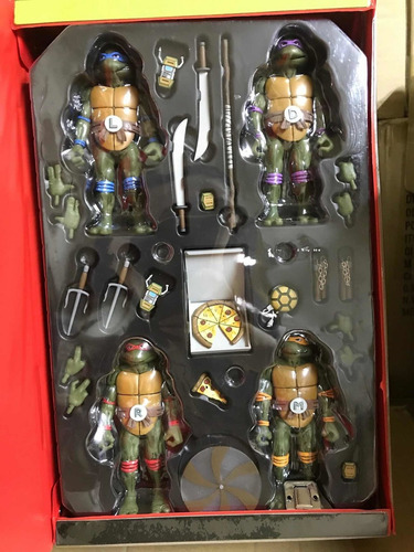 Tortugas Ninja Set Tmnt 30 Aniv Neca Sdcc 2017 Ver Fotos !!