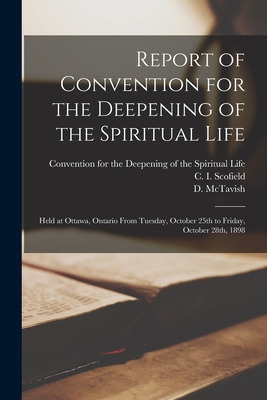 Libro Report Of Convention For The Deepening Of The Spiri...