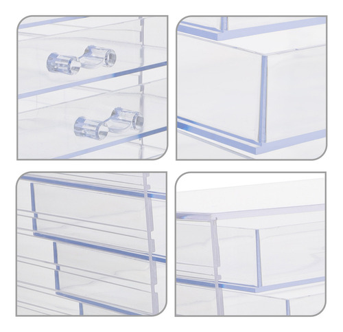 Caja De Almacenamiento De Uñas Transparente Para Manicura