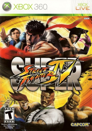 Jogo Super Street Fighter Iv Xbox 360 Original Frete Grátis