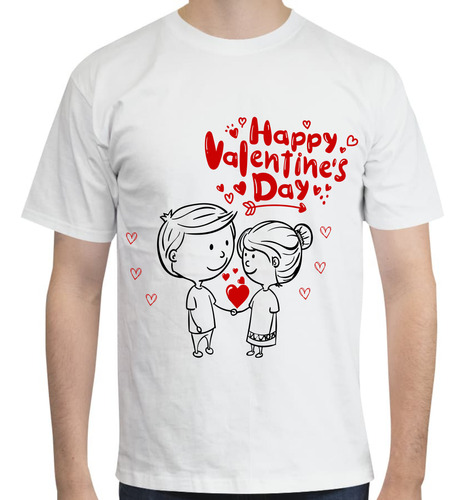 Playera De San Valentín - Pareja De Enamorados - Amor