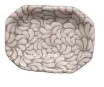 Comprar Jabonera De Talavera Poblana Barroca Blanca Baño Charola Jbn