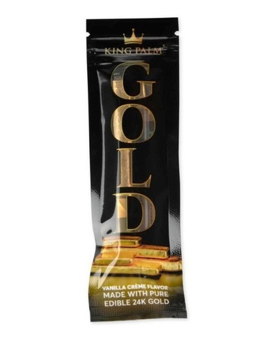 Rolling Paper Blunt De Oro King Palm Vainilla Gold X1