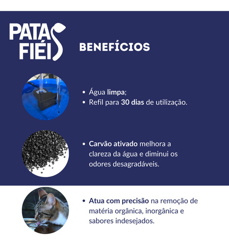 Fonte Gato Bebedouro Cerâmica 1.2l Bivolt Filtro Acessórios Patas Fiéis
