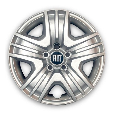 Calota Fiat Toro 2022 Aro 16 Pta Emblema Auto Relevo- 1 Peça