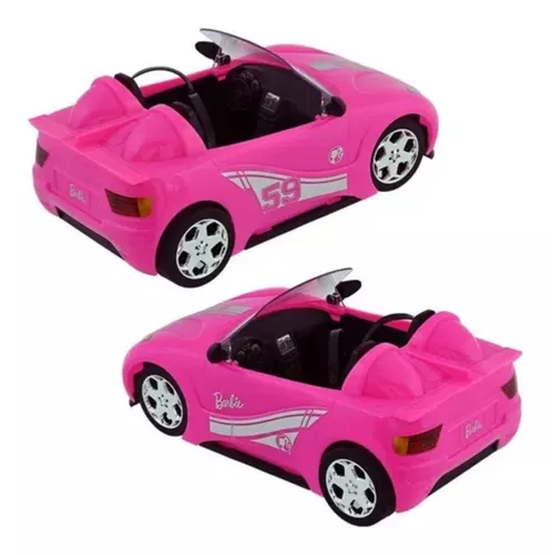 Carro conversível da Barbie controle remoto Mattel