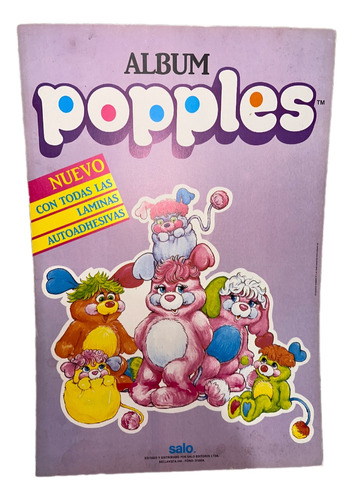 Poster Afiche Album Popples 1987 Salo Original