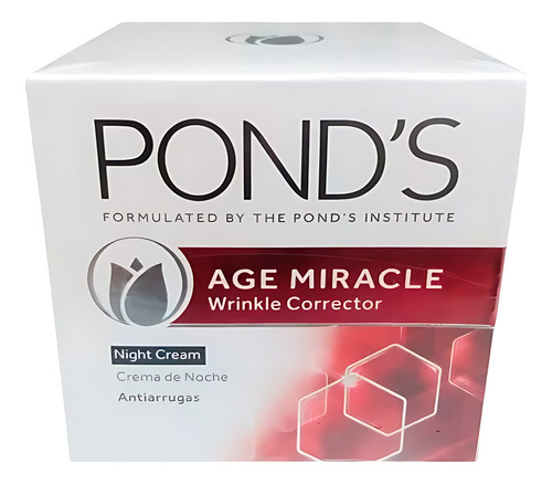 Crema Ponds Age Miracle Noche 50 Gr Antiarugas